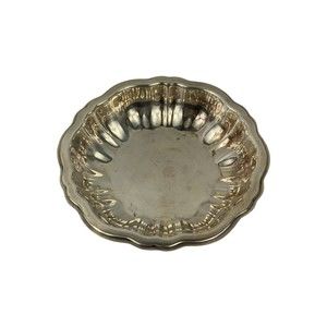 WM Rogers Silverplate Candy/Nut Dish 5 3/4" Dia x 1 1/4"H